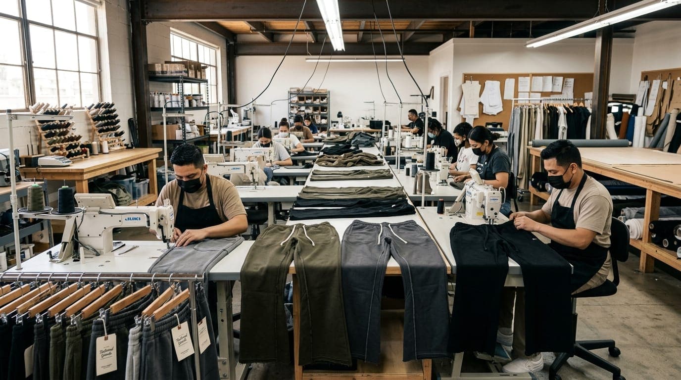 Top 10 Custom Sweatpants & Flared Jogger Manufacturers for Streetwear Brands