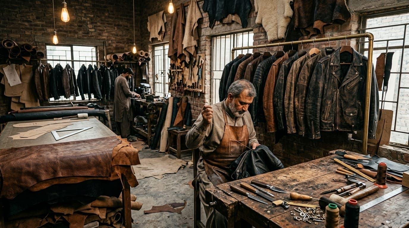 Top 10 Real Leather Jacket & Biker Garment Manufacturers in Sialkot (2026)