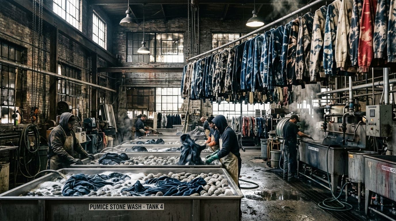 Top 8 Vintage Acid Wash & Mineral Garment Dye Clothing Manufacturers