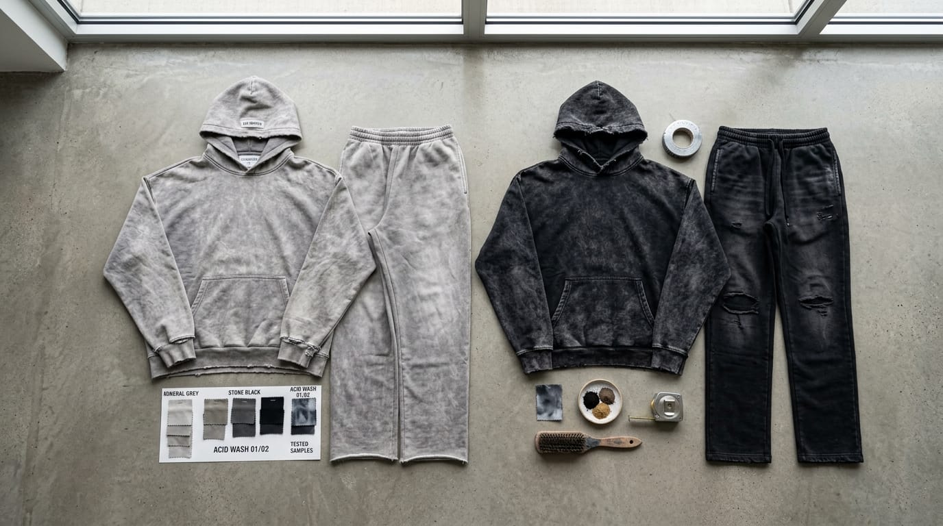 Vintage Acid Wash Clothing Manufacturer (Mineral, Pigment & Sun-Faded)